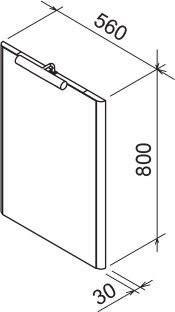Зеркало M 560 Rosa