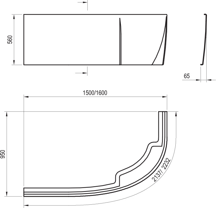 Передняя панель A Rosa 95 160 L/P