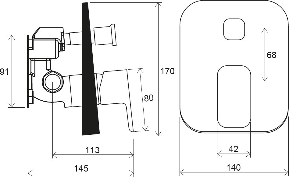 10° Free black -TD F 065.20 для R-box