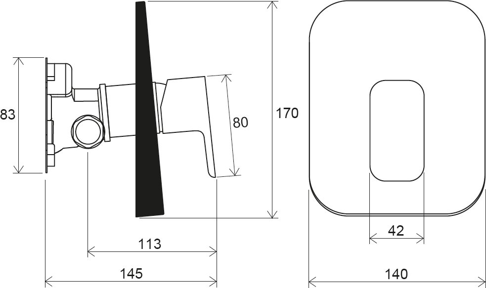 10° Free black -TD F 066.20 для R-box