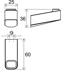 Одинарный крючок 10°